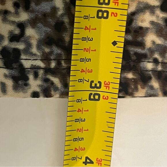 Jones New York Brown Tan Animal Print Faux Wrap Career Dress NWOT Size 8 - Picture 13 of 13